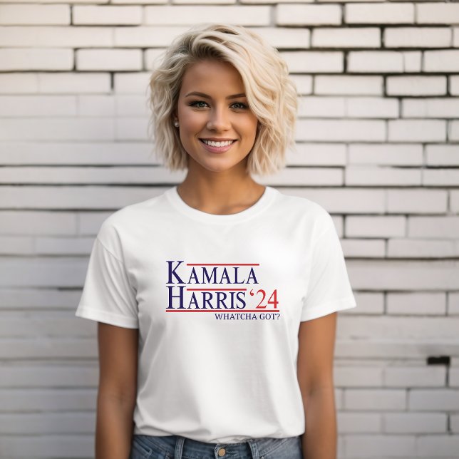 Camiseta Kamala Harris 2024 O Que Conseguiu Senhora Preside (Criador carregado)
