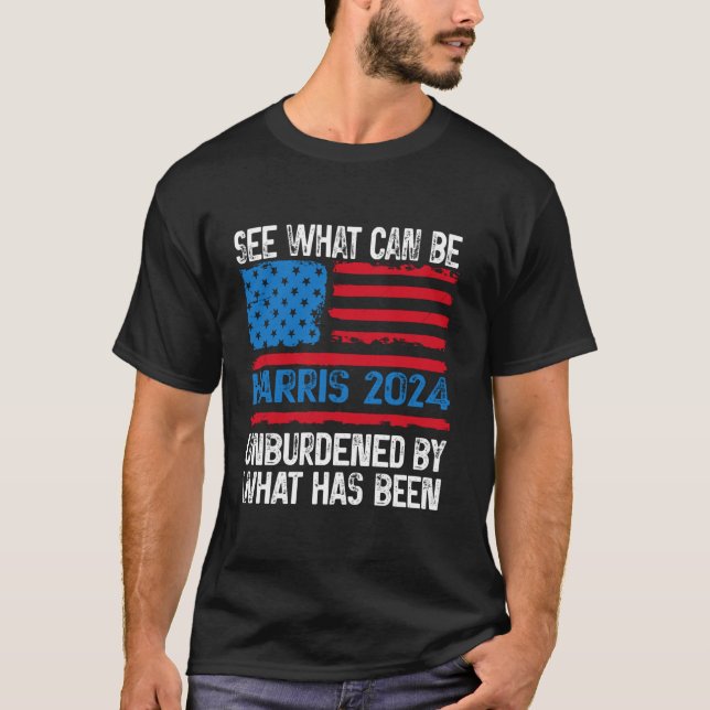 Camiseta Kamala Harris 2024 O que pode ser descarregado pel (Frente)