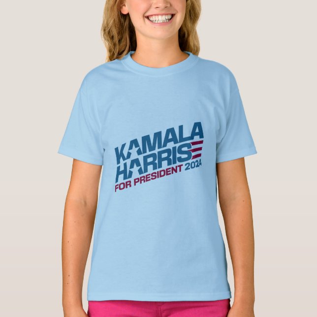 Camiseta Kamala Harris 2024 Para A Campanha Eleitoral Do Pr (Frente)
