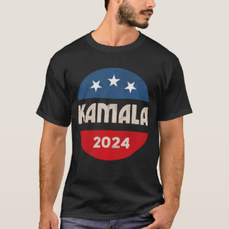 Camiseta Kamala Harris 2024 Para o Presidente Campanha Bide