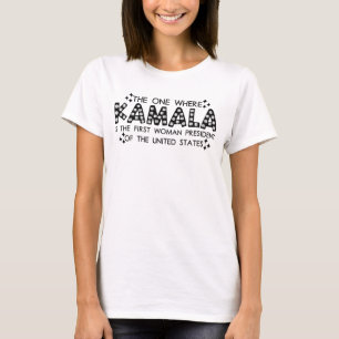 Camiseta Kamala Harris 2024 para o Presidente Vote Tim Walz