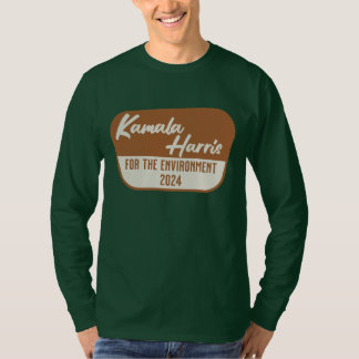 Camiseta Kamala Harris 2024 pelo Meio Ambiente