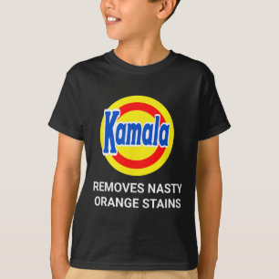 Camiseta Kamala Harris 2024 Remove Bandas Laranja Desagradá