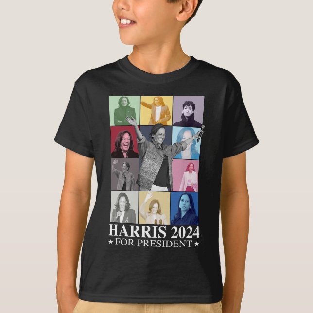 Camiseta Kamala Harris 2024 Senhora Presidente Democrata El (Frente)