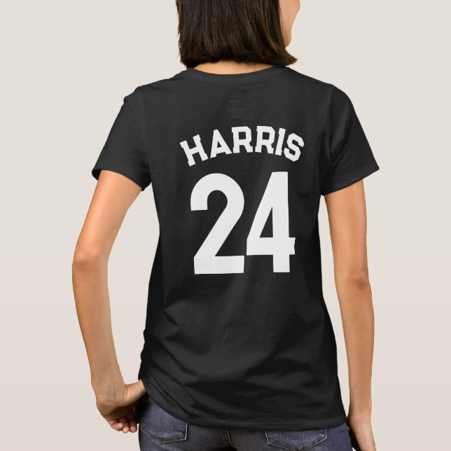 Camiseta Kamala Harris 2024 Senhora Presidente Eleição (Verso)