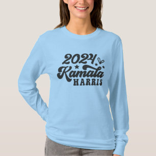Camiseta Kamala Harris 2024 Vintage Para Presidente Eleição