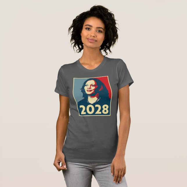 Camiseta Kamala Harris 2028 (Frente Completa)