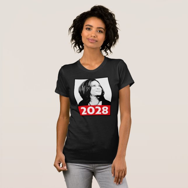 Camiseta Kamala Harris 2028 (Frente Completa)
