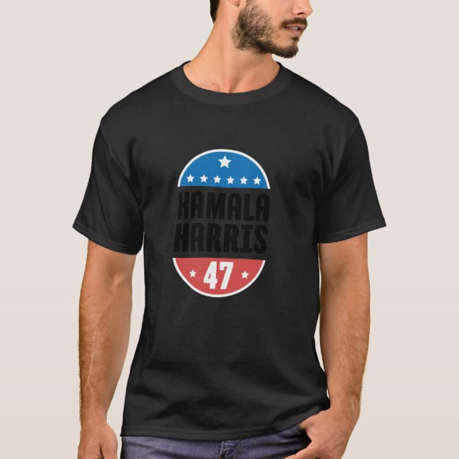 Camiseta Kamala Harris 47 Eletion Democrat T Shirt Shirt (Frente)