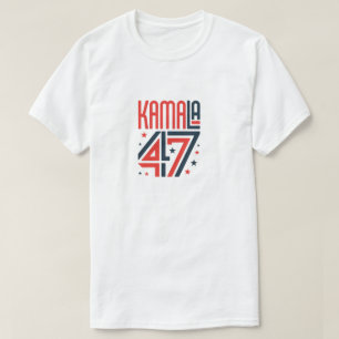 Camiseta Kamala Harris 47 o Presidente EUA