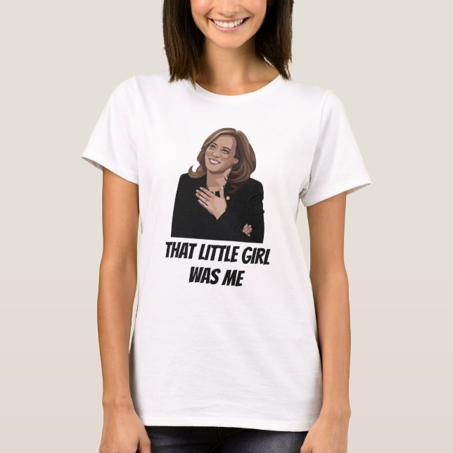Camiseta Kamala Harris Aquela Menina Era Eu (Frente)