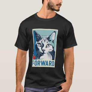 Camiseta Kamala Harris Avante Garotas de Gato Infantis para