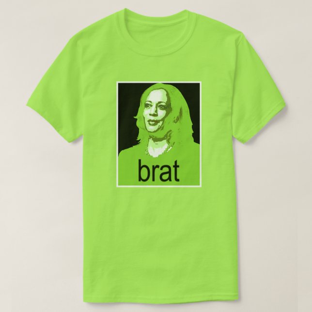 Camiseta Kamala Harris Brat (Frente do Design)