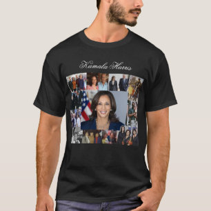 Camiseta Kamala Harris Collage Basic T-Shirt