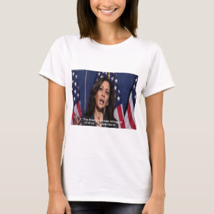 Camiseta Kamala Harris e American Dream Citação Mulheres 