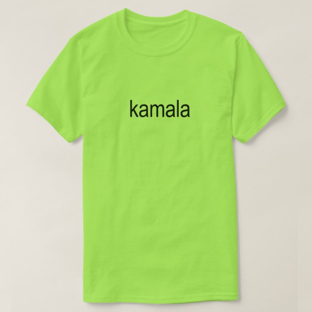 Camiseta Kamala Harris é Brat (Frente do Design)