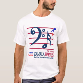 Camiseta Kamala Harris e Tim Walz