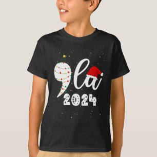 Camiseta Kamala Harris engraçada 2024 Vírgula La Natal 