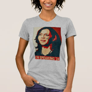 Camiseta Kamala Harris Engraçado Estou Falando'24