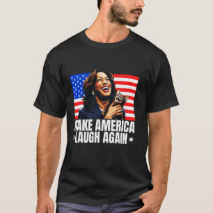 Camiseta Kamala Harris faz a América rir novamente Lady Vo