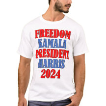 Camiseta Kamala Harris Freedom 2024