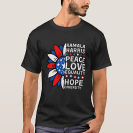 Camiseta Kamala Harris Igualdade Esperam Diversidade