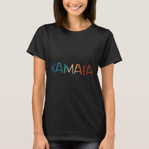 Camiseta Kamala-harris - Letra Gato Positivo Engraçado