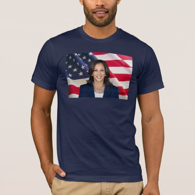 Camiseta Kamala Harris para a América (Frente)