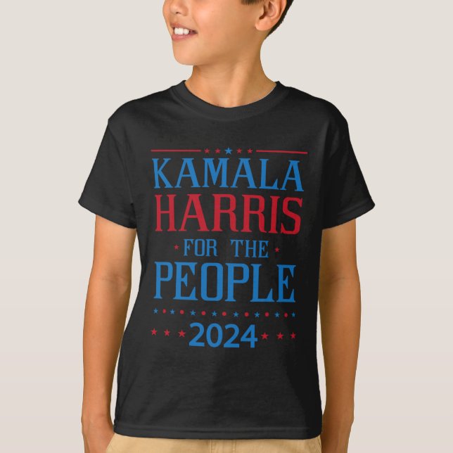 Camiseta Kamala Harris Para As Eleições De 2024 Para As Pes (Frente)