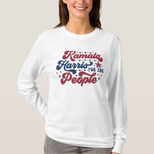 Camiseta Kamala Harris Para as Pessoas Eleição 2024 Preside