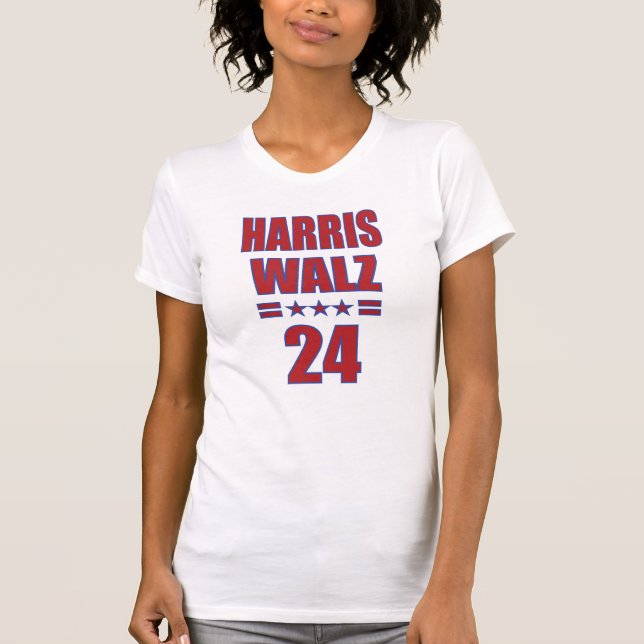 Camiseta Kamala Harris Para As Pessoas - Faça a América Fel (Frente)
