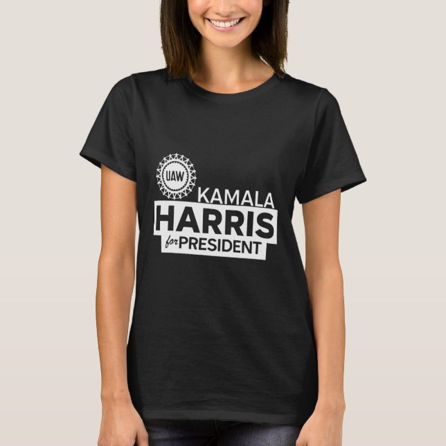 Camiseta Kamala Harris Para O Presidente 2024 (Frente)