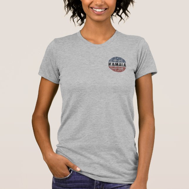 Camiseta Kamala Harris para o Presidente 2024 (Frente)