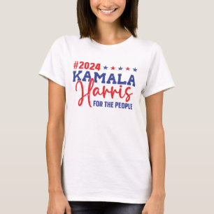 Camiseta Kamala Harris para o Presidente Pessoas 2024