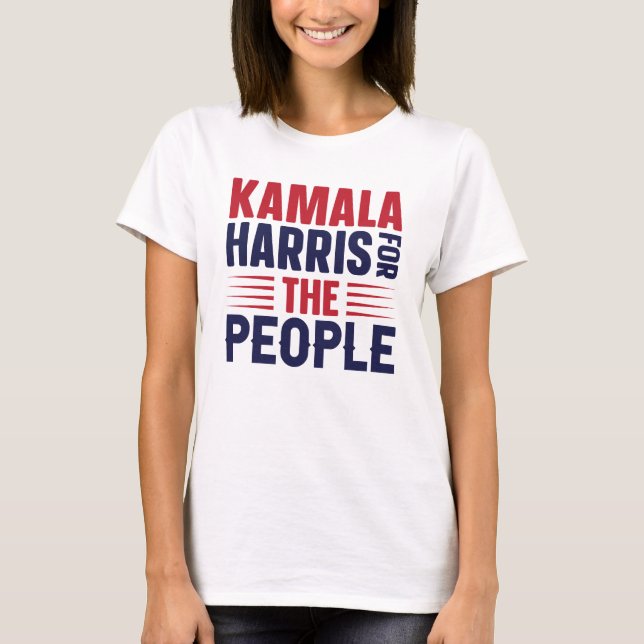 Camiseta Kamala Harris para o Presidente Votação 2024 Tim W (Frente)