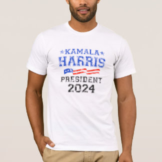 Camiseta Kamala Harris Patriotic Vintage Presidente 2024