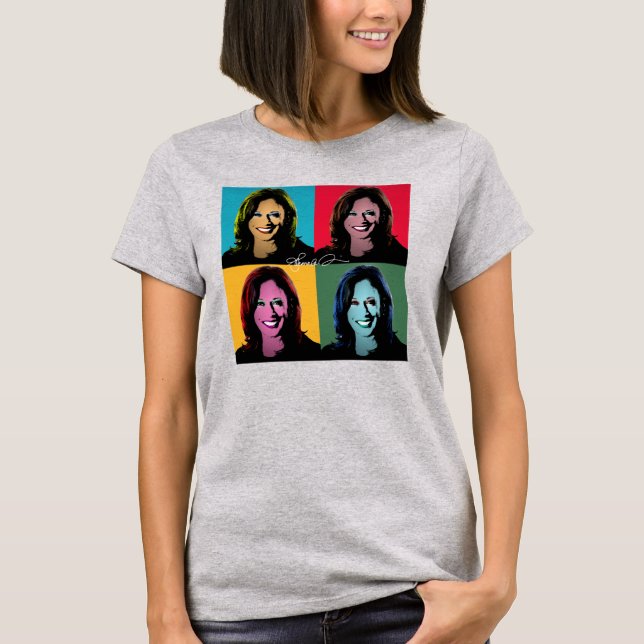 Camiseta KAMALA HARRIS Pop Art (Frente)
