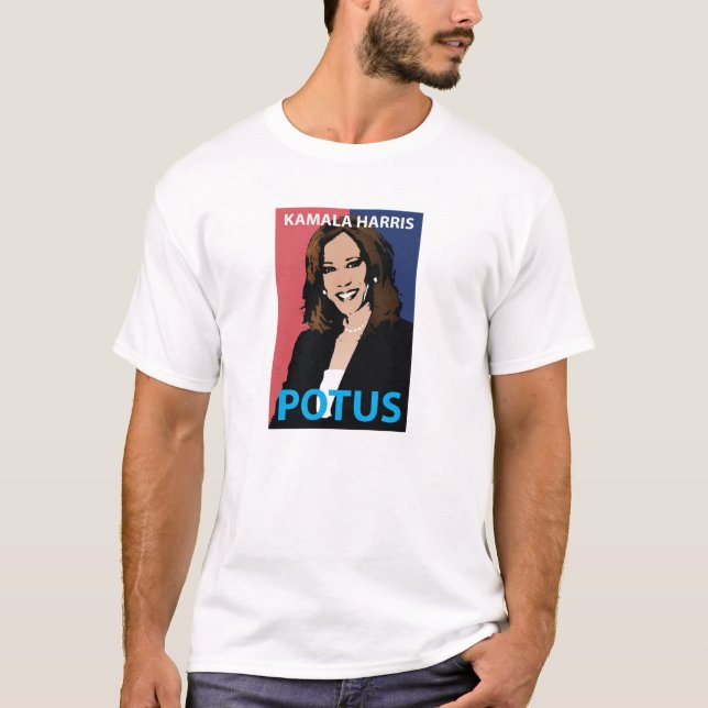 Camiseta Kamala Harris "POTUS" T-Shirt (Frente)