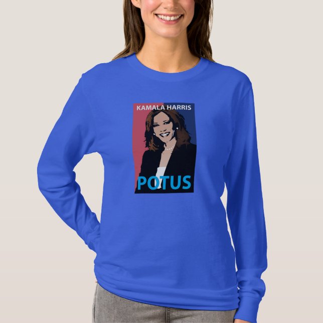 Camiseta Kamala Harris "POTUS" T-Shirt (Frente)