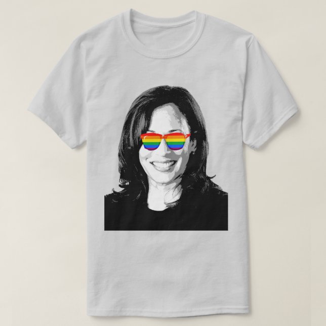 Camiseta Kamala Harris Pride (Frente do Design)