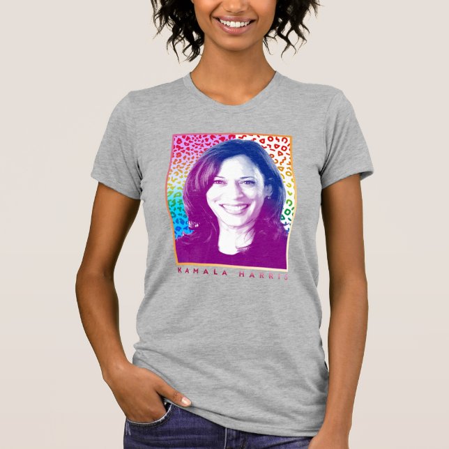Camiseta Kamala Harris Pride T-Shirt (Frente)