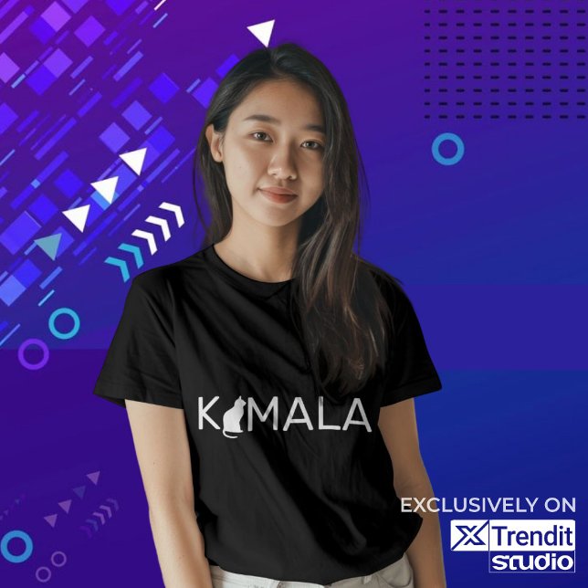 Camiseta Kamala Harris Senhora Gato de Gato, Mulheres de Ga (cat ladies for kamala harris, usa, republican, maga, america, president, conservative, politics)