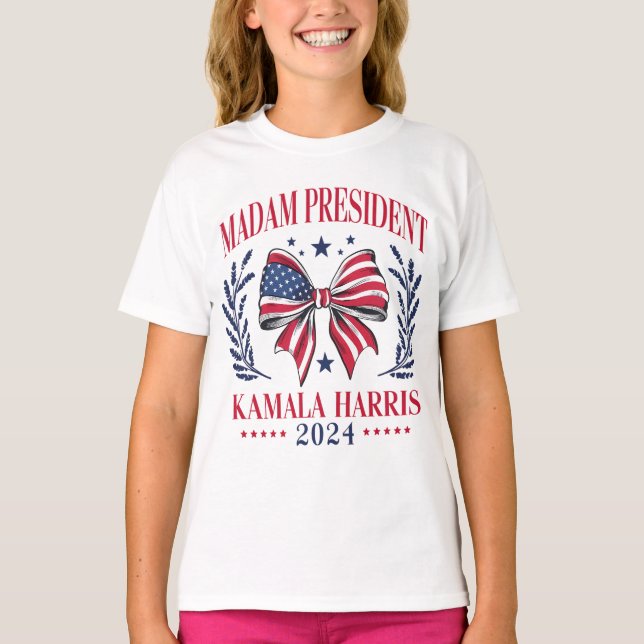 Camiseta Kamala Harris Senhora Presidente (Frente)