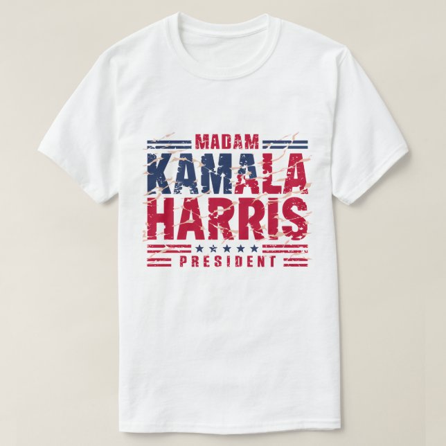 Camiseta Kamala Harris Senhora Presidente (Frente do Design)