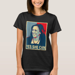 Camiseta Kamala Harris SIM ELA PODE 2024 Eleição Presidente