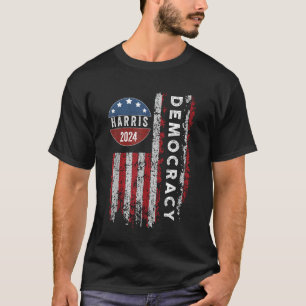 Camiseta Kamala Harris substitui Biden Presidente Democraci