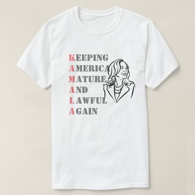 Camiseta Kamala Harris T-Shirt (Frente do Design)
