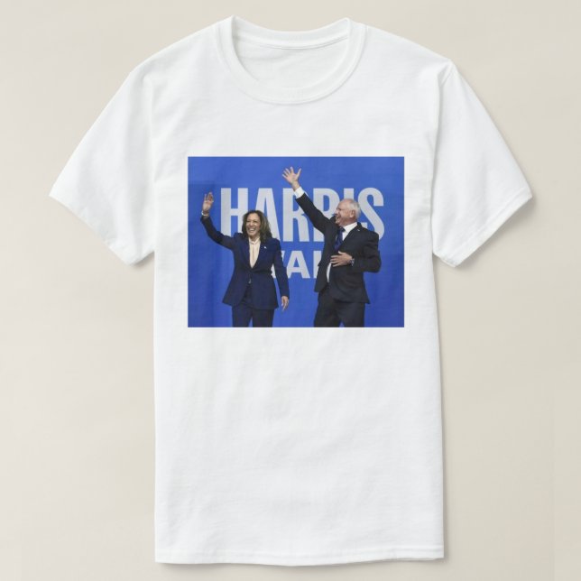 Camiseta Kamala Harris Tim Walz (Frente do Design)