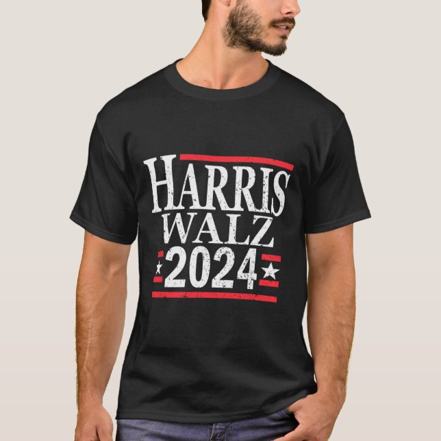 Camiseta Kamala Harris Tim Walz 2024 (Frente)