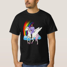 KAMALA HARRIS UNICORN E T-Shirt RAINBOW